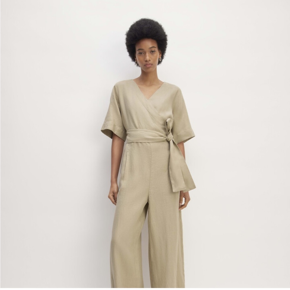 Everlane Linen The Wrap Jumpsuit​